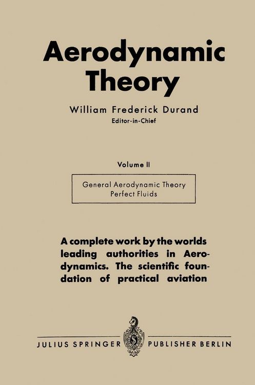 Produktbild: Aerodynamic Theory