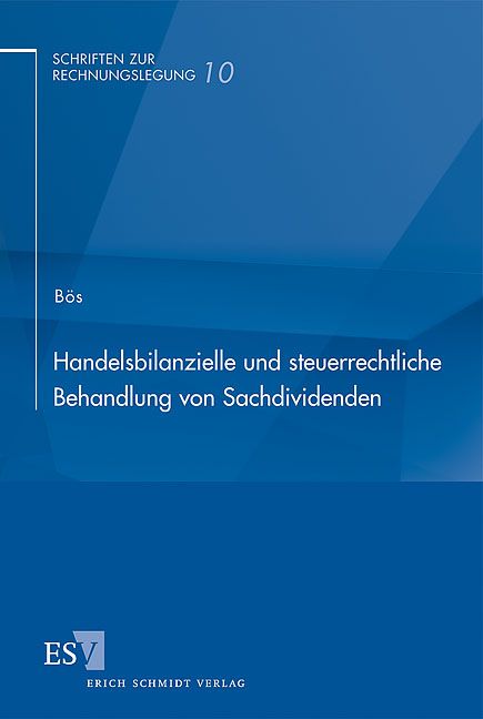 Produktbild: Handelsbilanzielle und steuerrechtliche Behandlung von Sachdividenden