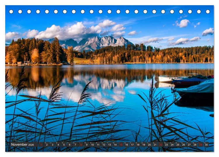 Produktbild: Tiroler Bergseen (Tischkalender 2026 DIN A5 quer), CALVENDO Monatskalender