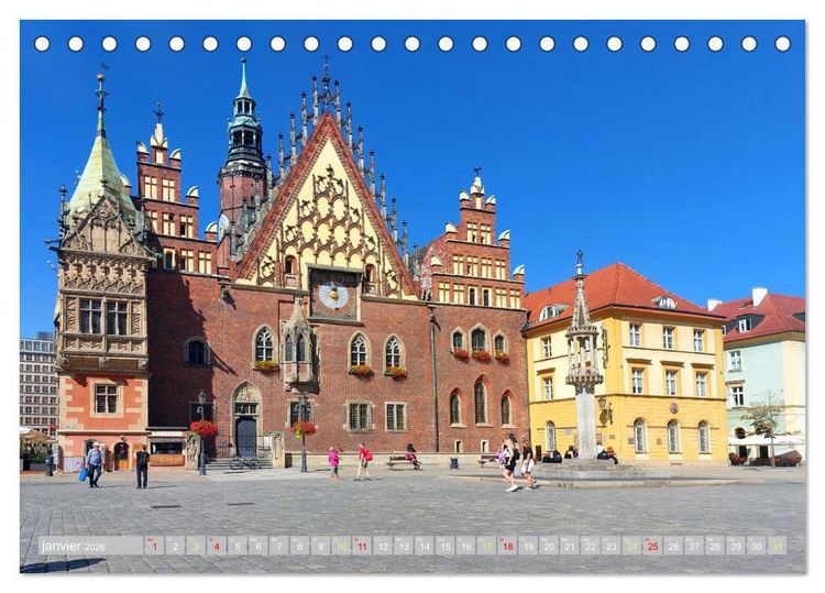 Produktbild: Belle Pologne du Sud (Calendrier de bureau 2026 DIN A5 vertical), CALVENDO calendrier mensuel