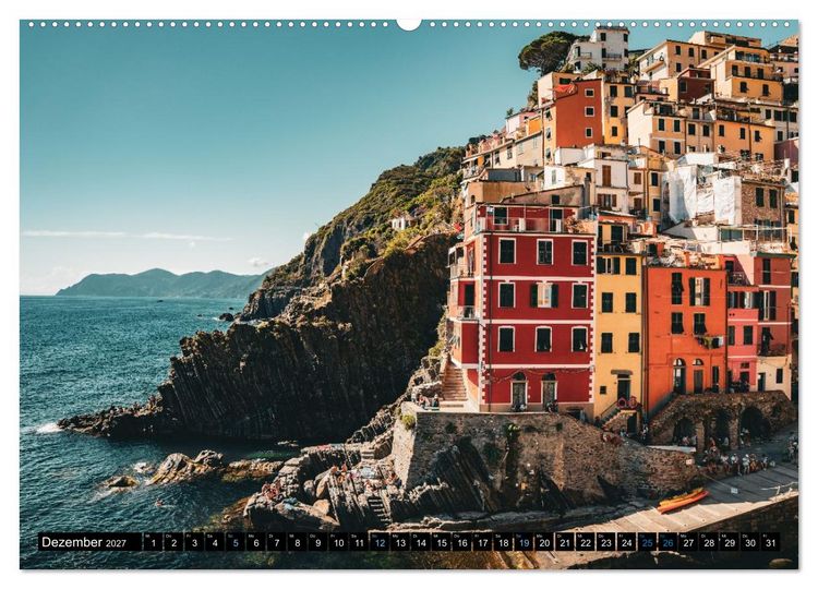 Produktbild: Cinque Terre - Traumhaft sch&ouml;n (hochwertiger Premium Wandkalender 2027 DIN A2 quer), Kunstdruck in Hochglanz