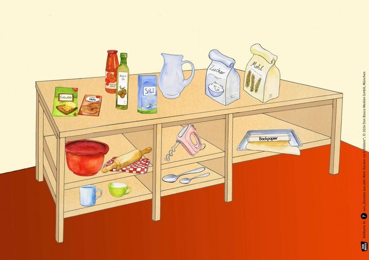 Produktbild: Rezepte aus aller Welt: Backen nach Bildern. Kamishibai Bildkartenset