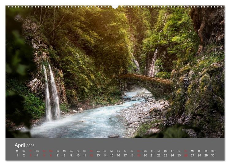 Produktbild: Zwielicht - Fantasylandschaften (hochwertiger Premium Wandkalender 2026 DIN A2 quer), Kunstdruck in Hochglanz