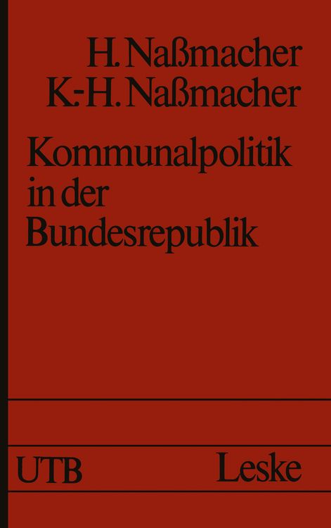 Produktbild: Kommunalpolitik in der Bundesrepublik
