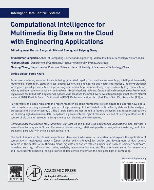 Produktbild: Computational Intelligence for Multimedia Big Data on the Cloud with Engineering Applications