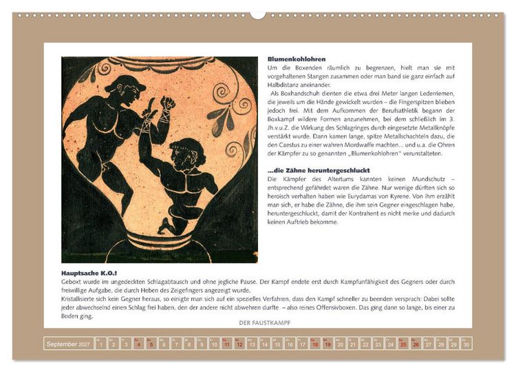 Produktbild: Kurioses im Antiken Olympia (hochwertiger Premium Wandkalender 2027 DIN A2 quer), Kunstdruck in Hochglanz