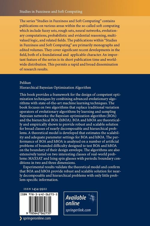 Produktbild: Hierarchical Bayesian Optimization Algorithm