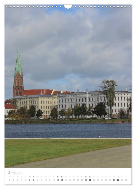 Produktbild: Ein Tag durch Schwerin (Wandkalender 2026 DIN A3 hoch), CALVENDO Monatskalender