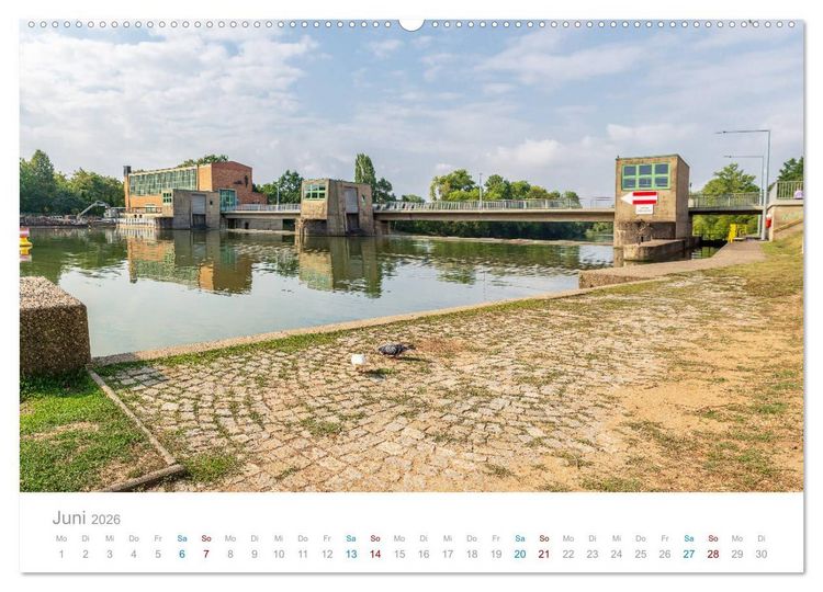 Produktbild: Schweinfurt - Stadt der Kunst und Industrie (hochwertiger Premium Wandkalender 2026 DIN A2 quer), Kunstdruck in Hochglanz