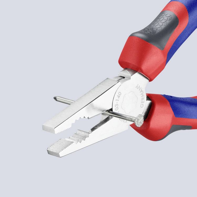 Produktbild: Knipex 03 05 140 Werkstatt Kombizange 140mm DIN ISO 5746