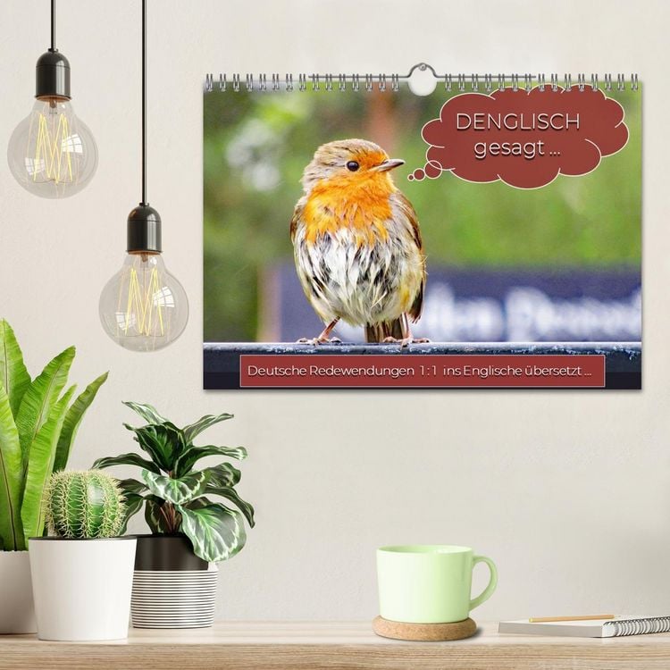 Produktbild: DENGLISCH gesagt ... (Wandkalender 2026 DIN A4 quer), CALVENDO Monatskalender