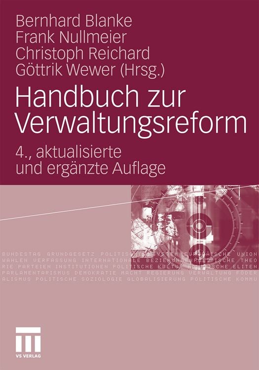 Produktbild: Handbuch zur Verwaltungsreform
