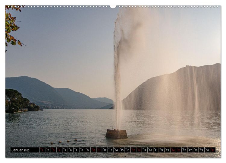 Produktbild: Romantischer Lago d'Iseo (hochwertiger Premium Wandkalender 2026 DIN A2 quer), Kunstdruck in Hochglanz