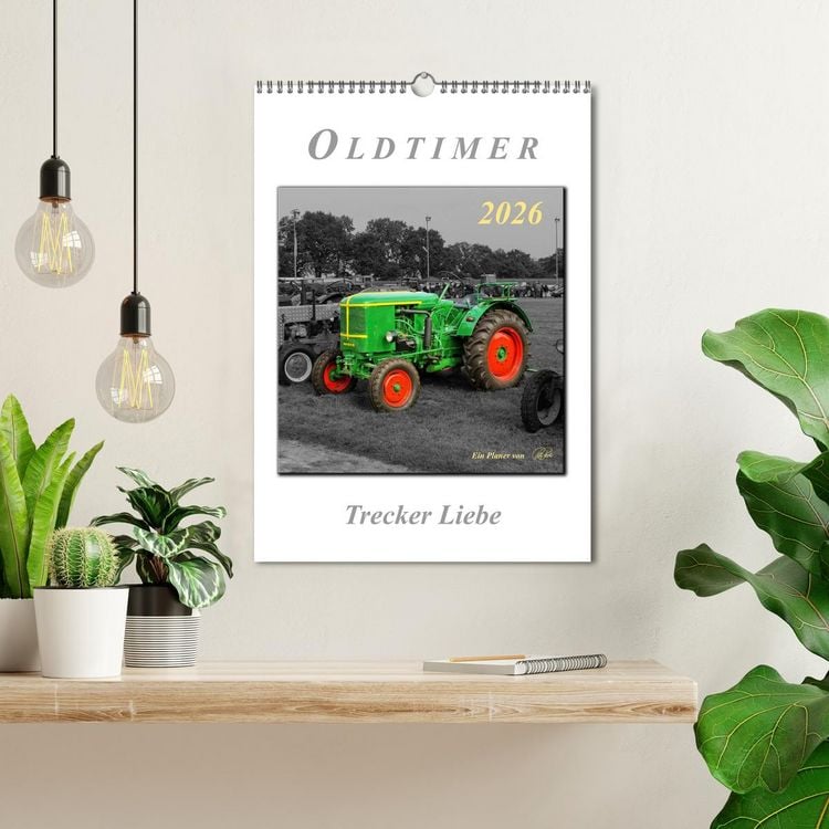 Produktbild: Oldtimer - Trecker Liebe (Wandkalender 2026 DIN A3 hoch), CALVENDO Monatskalender