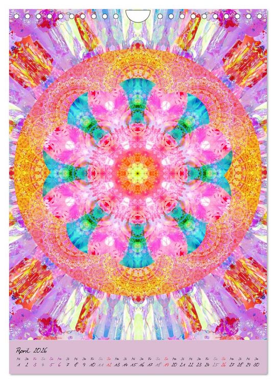 Produktbild: Bl&uuml;hende Mandalas (Wandkalender 2026 DIN A4 hoch), CALVENDO Monatskalender
