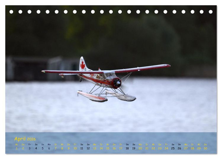 Produktbild: Abenteuer Wasserflug (Tischkalender 2026 DIN A5 quer), CALVENDO Monatskalender