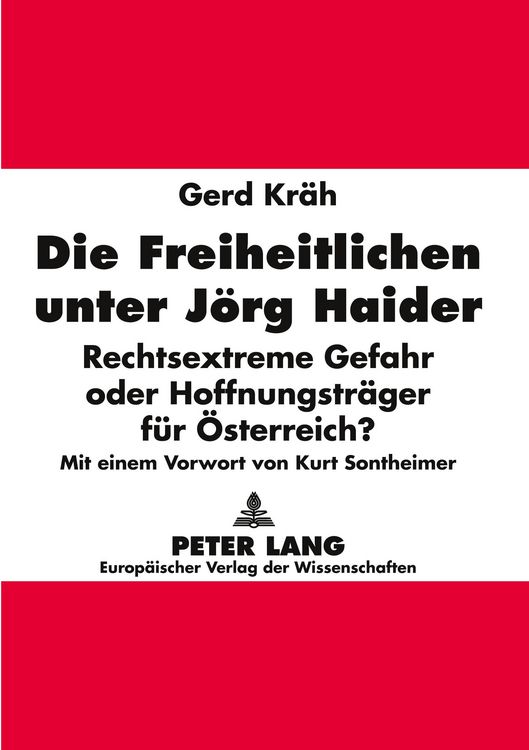 Produktbild: Die Freiheitlichen unter J&ouml;rg Haider