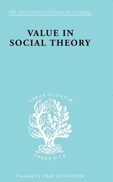 Produktbild: Value in Social Theory