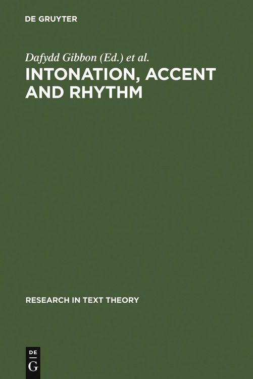 Produktbild: Intonation, Accent and Rhythm