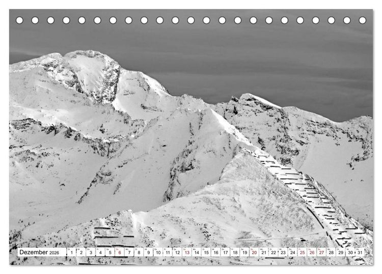 Produktbild: Dreitausender in den Alpen (Tischkalender 2026 DIN A5 quer), CALVENDO Monatskalender
