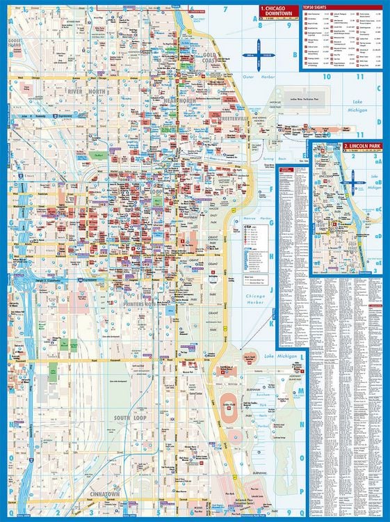 Produktbild: Chicago, Borch Map