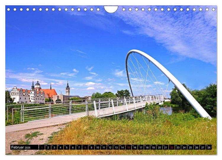 Produktbild: Elberadweg von Lutherstadt Wittenberg bis Hitzacker (Wandkalender 2026 DIN A4 quer), CALVENDO Monatskalender