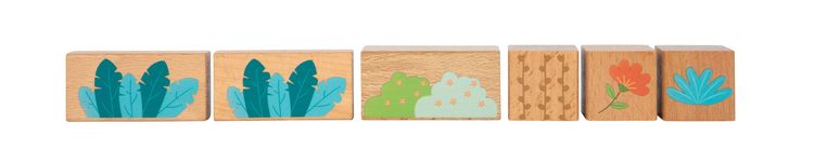 Produktbild: Holzbausteine "Jungle Friends"
