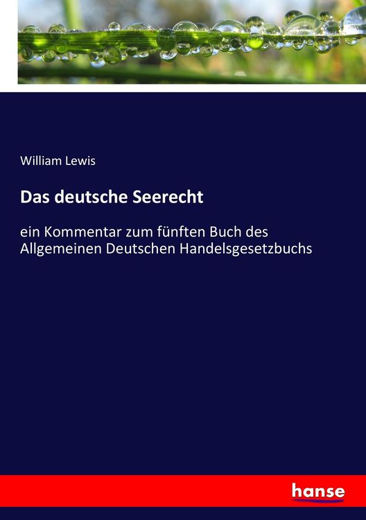 Produktbild: Das deutsche Seerecht