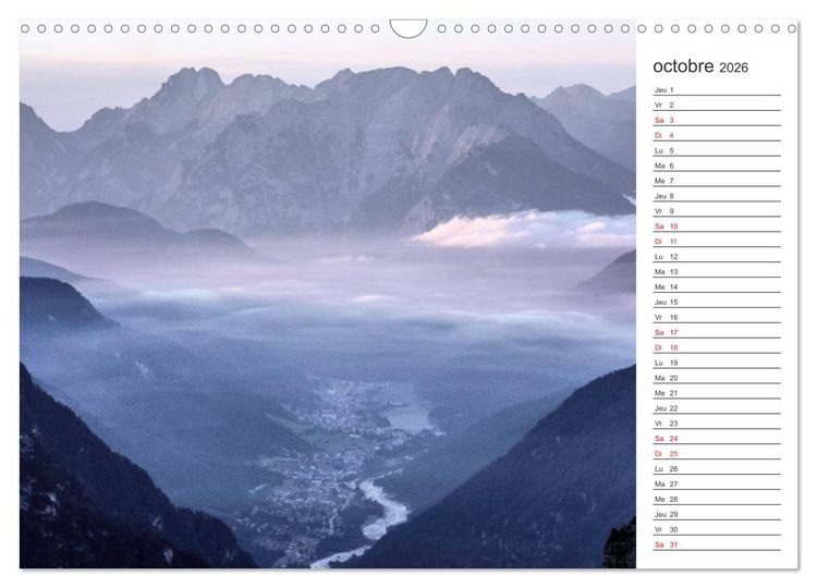 Produktbild: Balade au c&oelig;ur des Dolomites (Calendrier mural 2026 DIN A3 vertical), CALVENDO calendrier mensuel