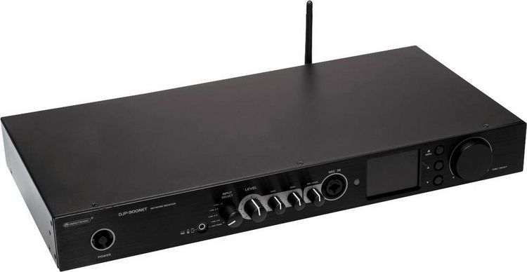 Produktbild: Omnitronic DJP-900NET PA Verst&auml;rker Bluetooth&reg;, DAB+, Internetradio, WLAN RMS Leistung je Kanal an 4 Ohm: 460 W