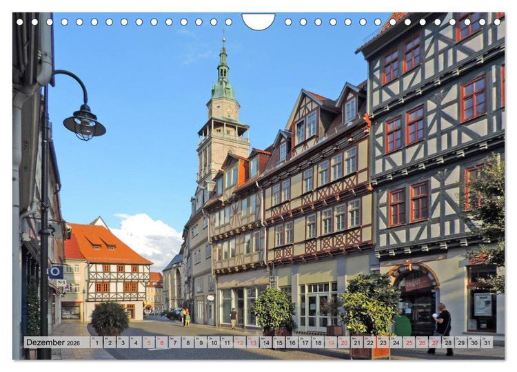 Produktbild: Bad Langensalza - Die Kur- und Gartenstadt (Wandkalender 2026 DIN A4 quer), CALVENDO Monatskalender