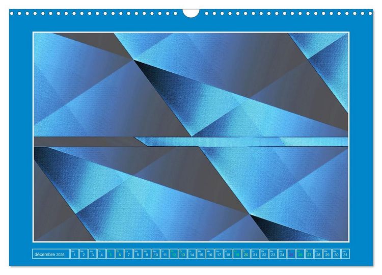 Produktbild: Art abstrait et contemporain (Calendrier mural 2026 DIN A3 vertical), CALVENDO calendrier mensuel