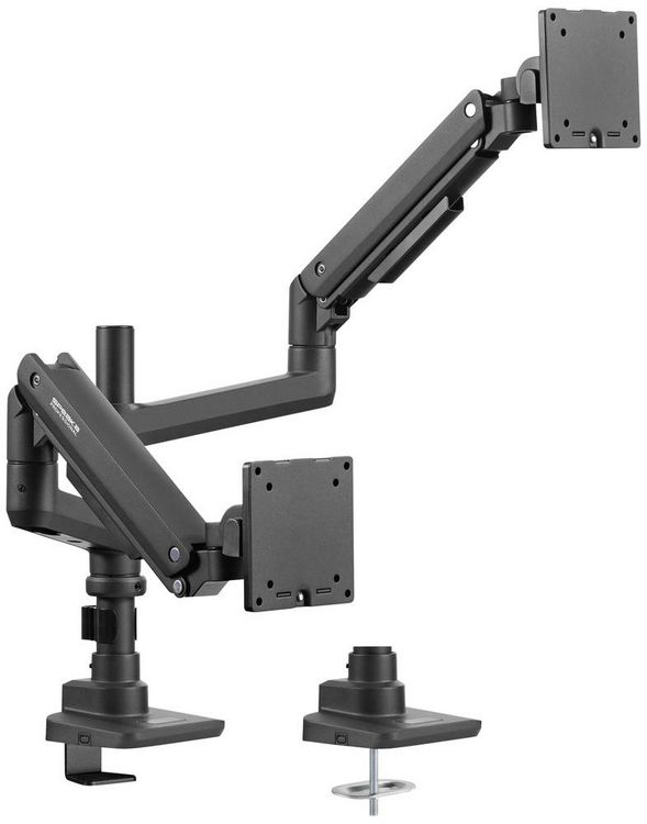 Produktbild: SpeaKa Professional Monitorhalterung SP-MM-980 2 Display(s) 43,2 cm (17") - 124,5 cm (49") Schwarz H&ouml;henverstellbar, Neigbar, Schwenkbar