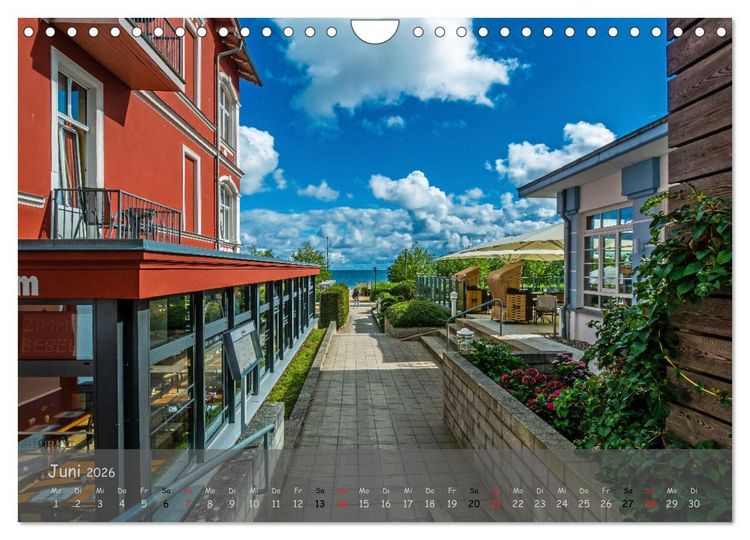 Produktbild: K&uuml;stenimpressionen von den Ostseeinseln R&uuml;gen und Usedom (Wandkalender 2026 DIN A4 quer), CALVENDO Monatskalender