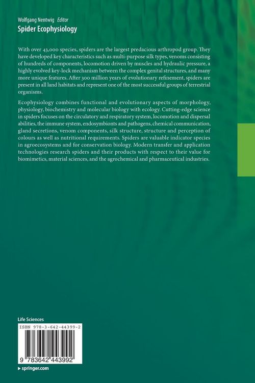 Produktbild: Spider Ecophysiology