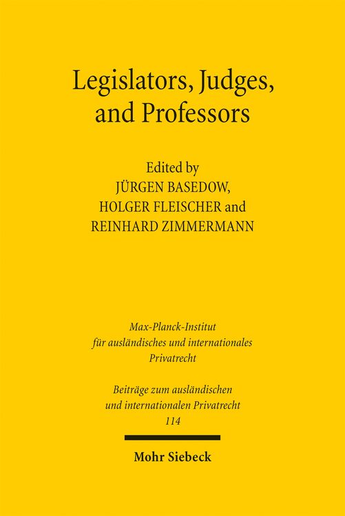 Produktbild: Legislators, Judges, and Professors