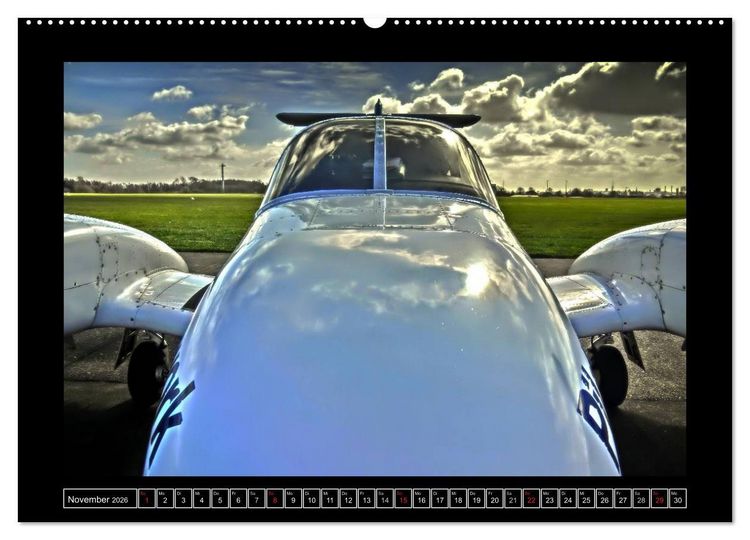 Produktbild: Farbe rund ums Flugzeug! (Wandkalender 2026 DIN A2 quer), CALVENDO Monatskalender