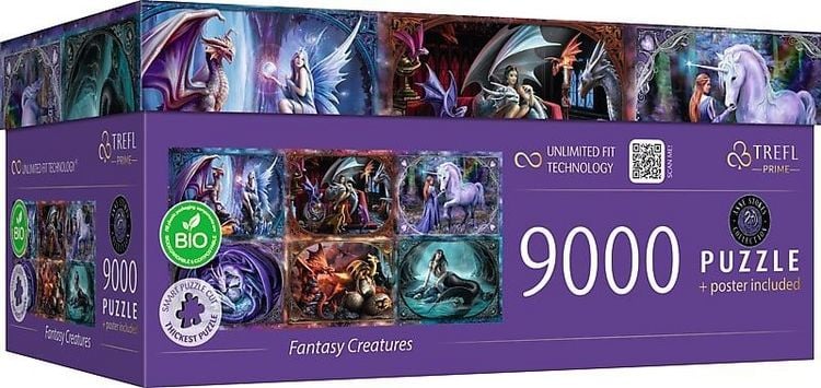 Produktbild: UFT Puzzle 9000- Fantasy Creatures"/ Anne Stokes with fee Mix 70%