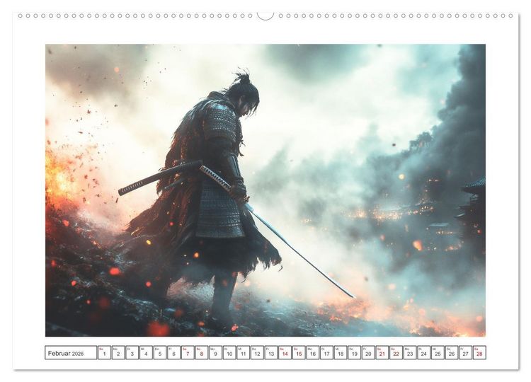 Produktbild: Mein Samurai (Wandkalender 2026 DIN A2 quer), CALVENDO Monatskalender