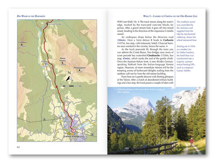 Produktbild: Day Walks in the Dolomites