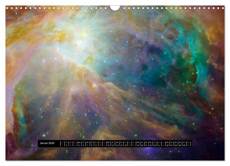Produktbild: Planetarischer Nebel (Wandkalender 2026 DIN A3 quer), CALVENDO Monatskalender