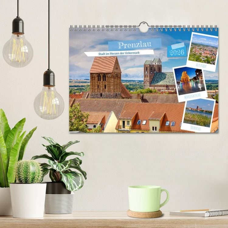 Produktbild: Prenzlau - Stadt im Herzen der Uckermark (Wandkalender 2026 DIN A4 quer), CALVENDO Monatskalender