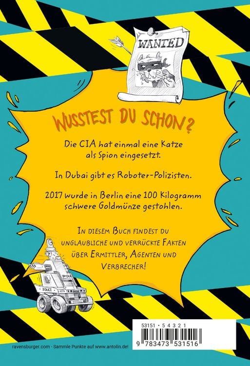 Produktbild: Verr&uuml;ckte Fakten f&uuml;r coole Jungs. Top Secret. Alles &uuml;ber Spione, Detektive und Agenten (Kinderbuch ab 9 Jahre)