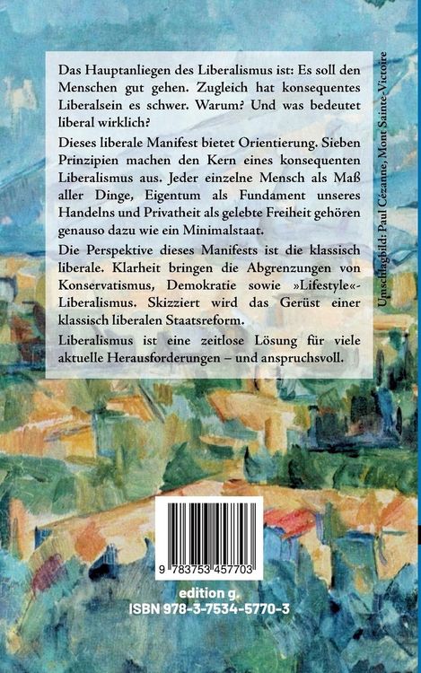 Produktbild: Ein liberales Manifest
