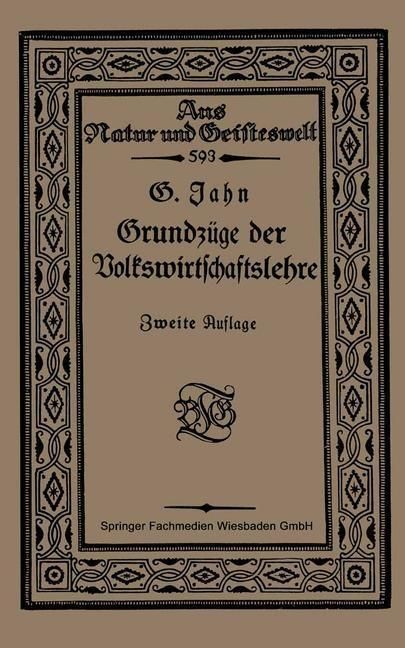 Produktbild: Grundz&uuml;ge der Volkswirtschaftslehre