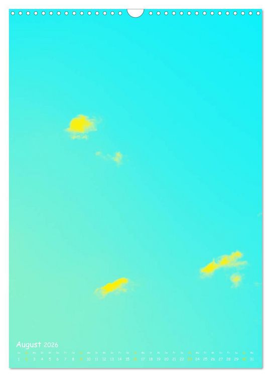 Produktbild: Aquarelle am Himmel (Wandkalender 2026 DIN A3 hoch), CALVENDO Monatskalender
