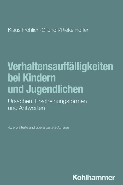 Produktbild: Verhaltensauff&auml;lligkeiten bei Kindern und Jugendlichen