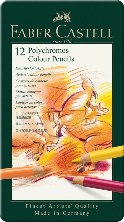 Produktbild: Faber-Castell Farbstift Polychromos 12er