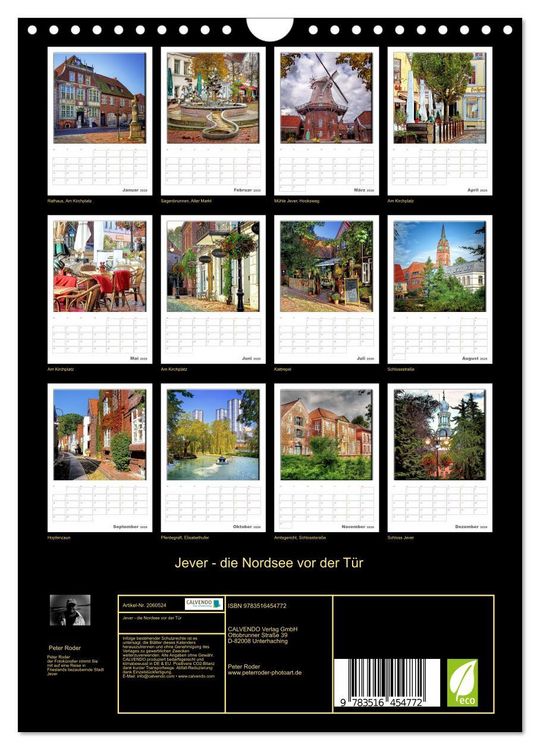 Produktbild: Jever - die Nordsee vor der T&uuml;r (Wandkalender 2026 DIN A4 hoch), CALVENDO Monatskalender