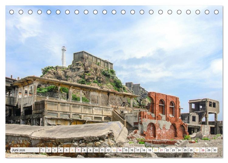 Produktbild: Japan - Tokio, Yokohama, Nagasaki (Tischkalender 2026 DIN A5 quer), CALVENDO Monatskalender